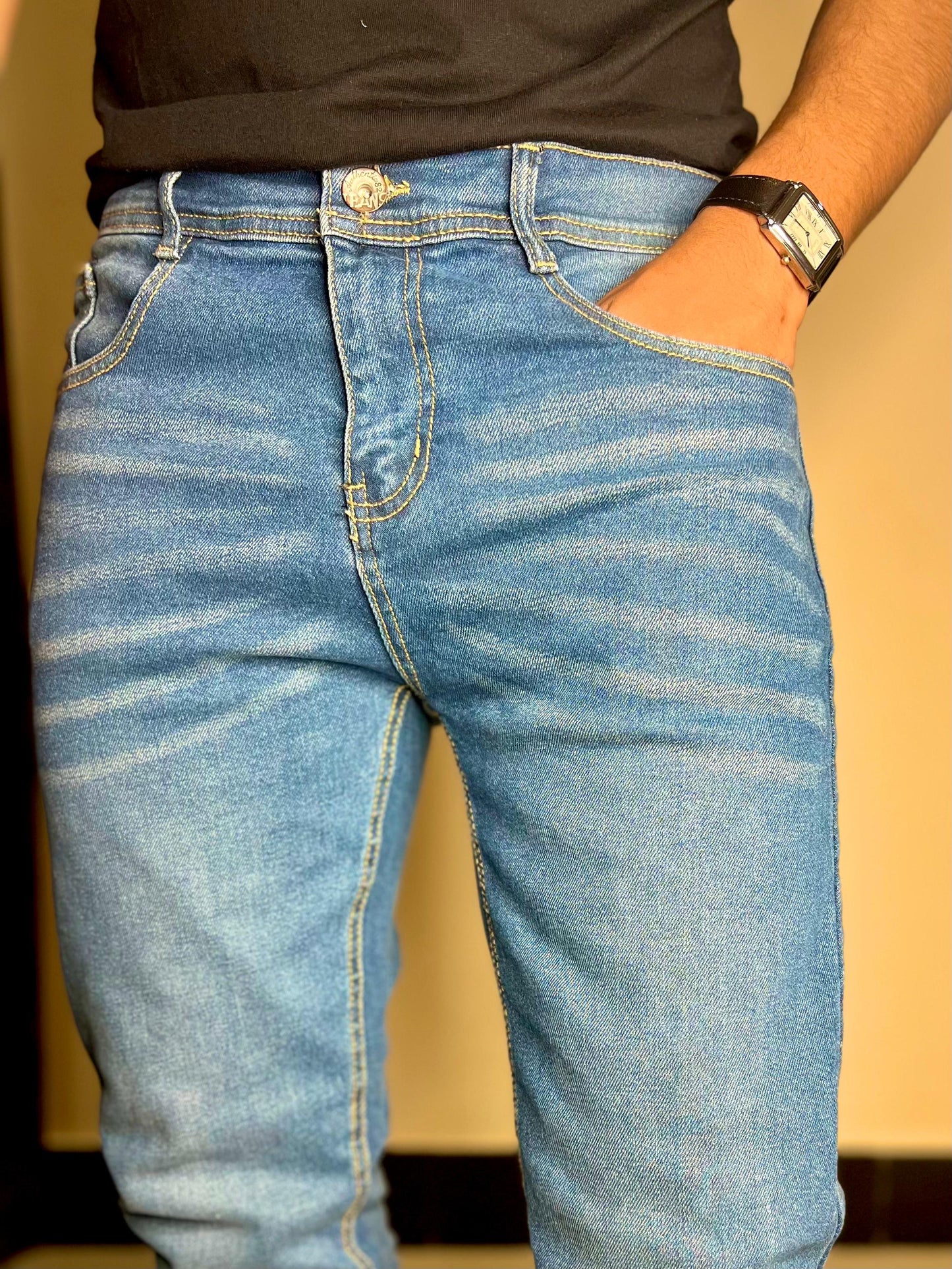Light Blue Slim Fit Jeans