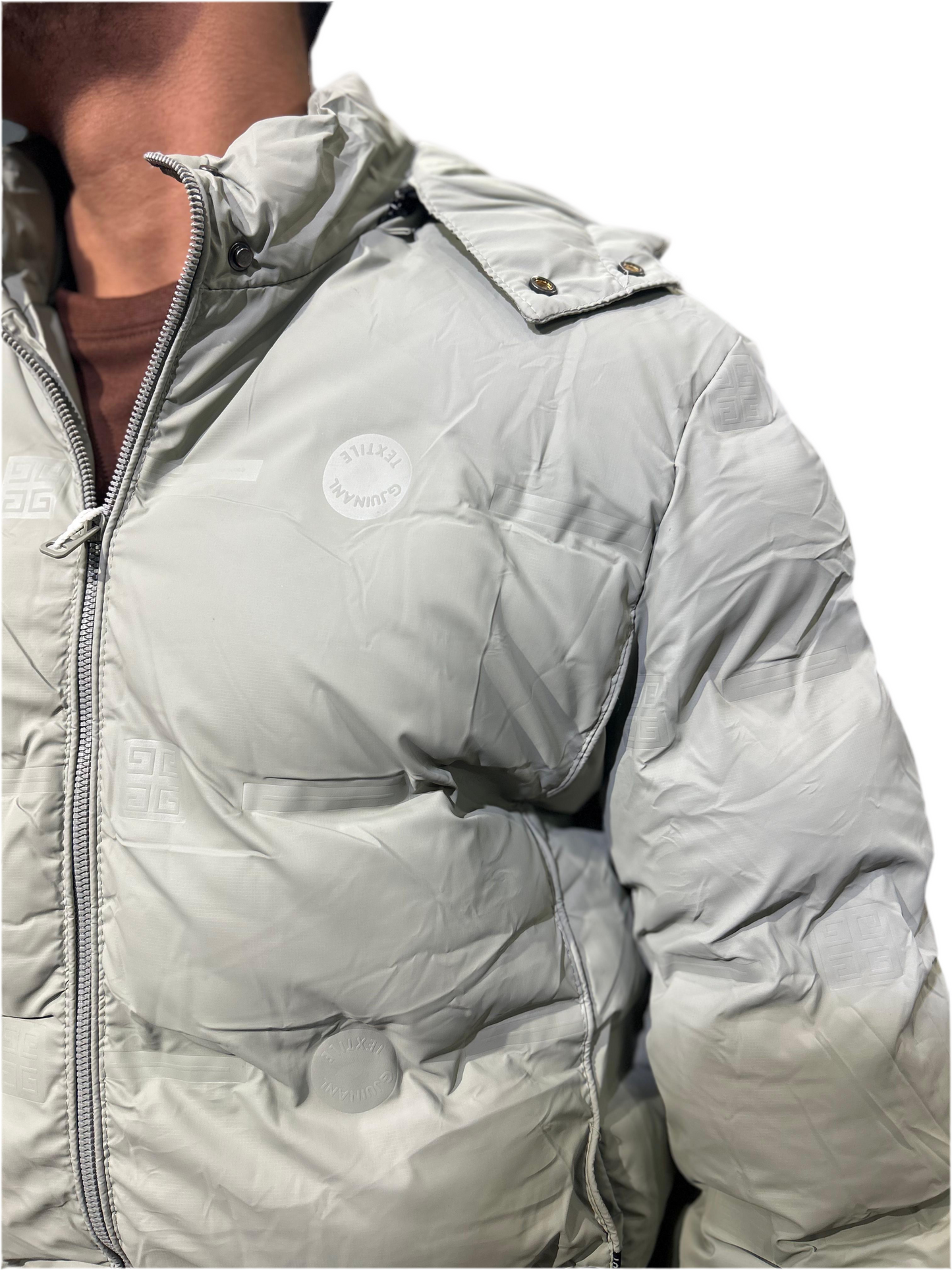 Beige Imported Puffer Jacket