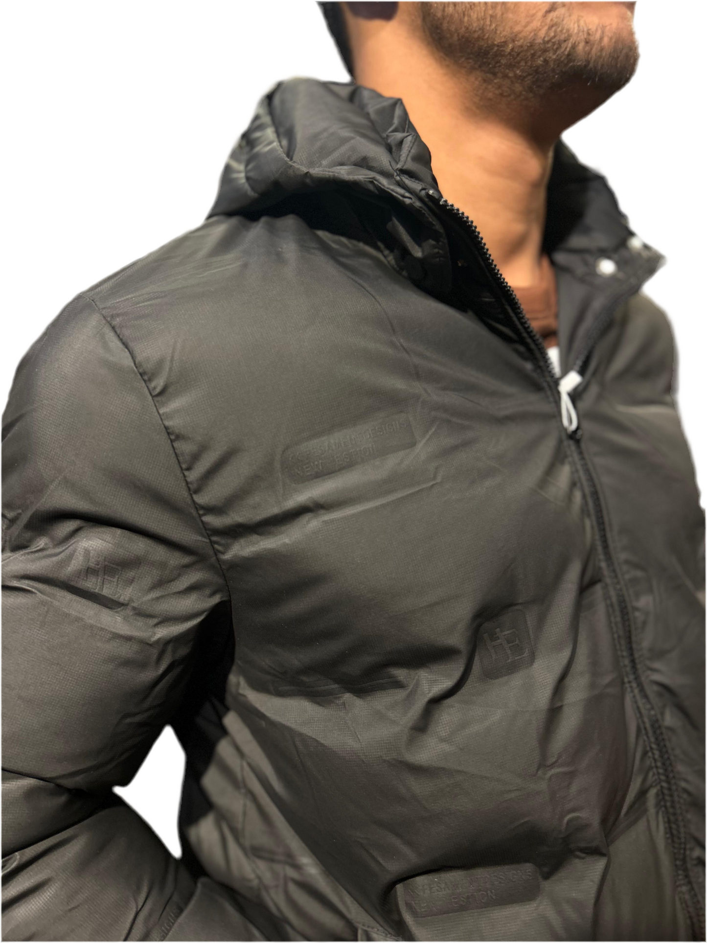 Black Imported Puffer Jacket