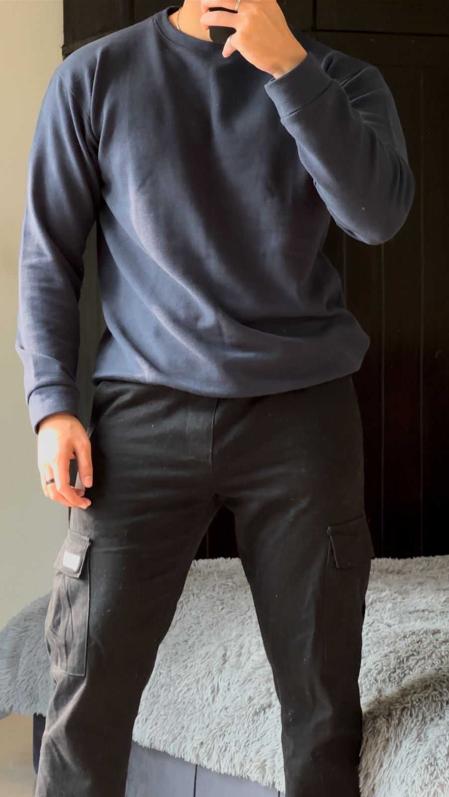 Navy Blue Sweatshirt