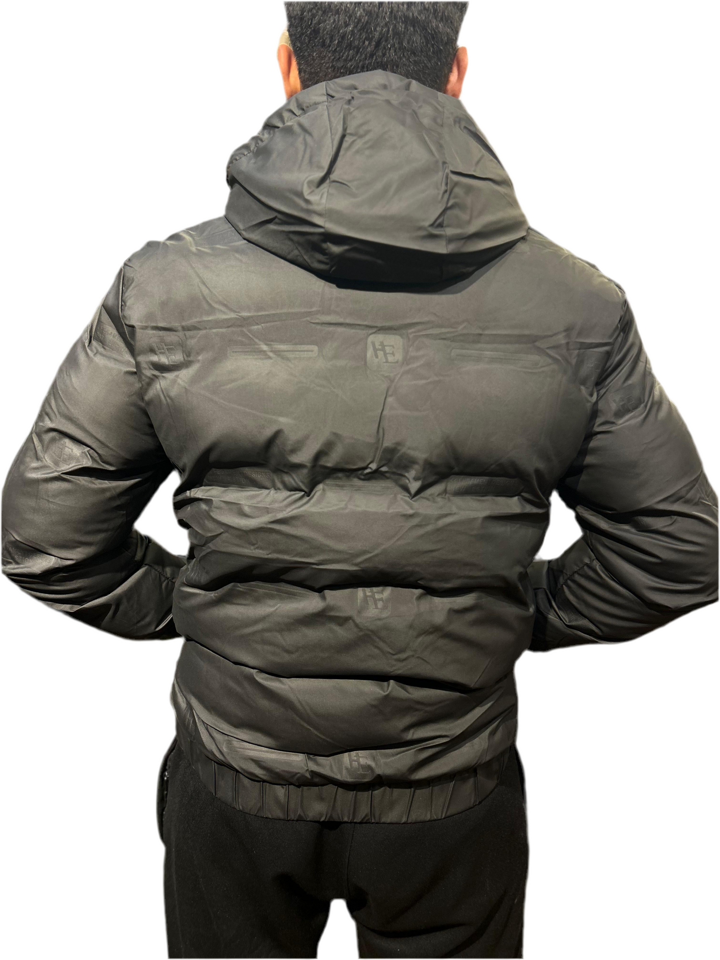 Black Imported Puffer Jacket
