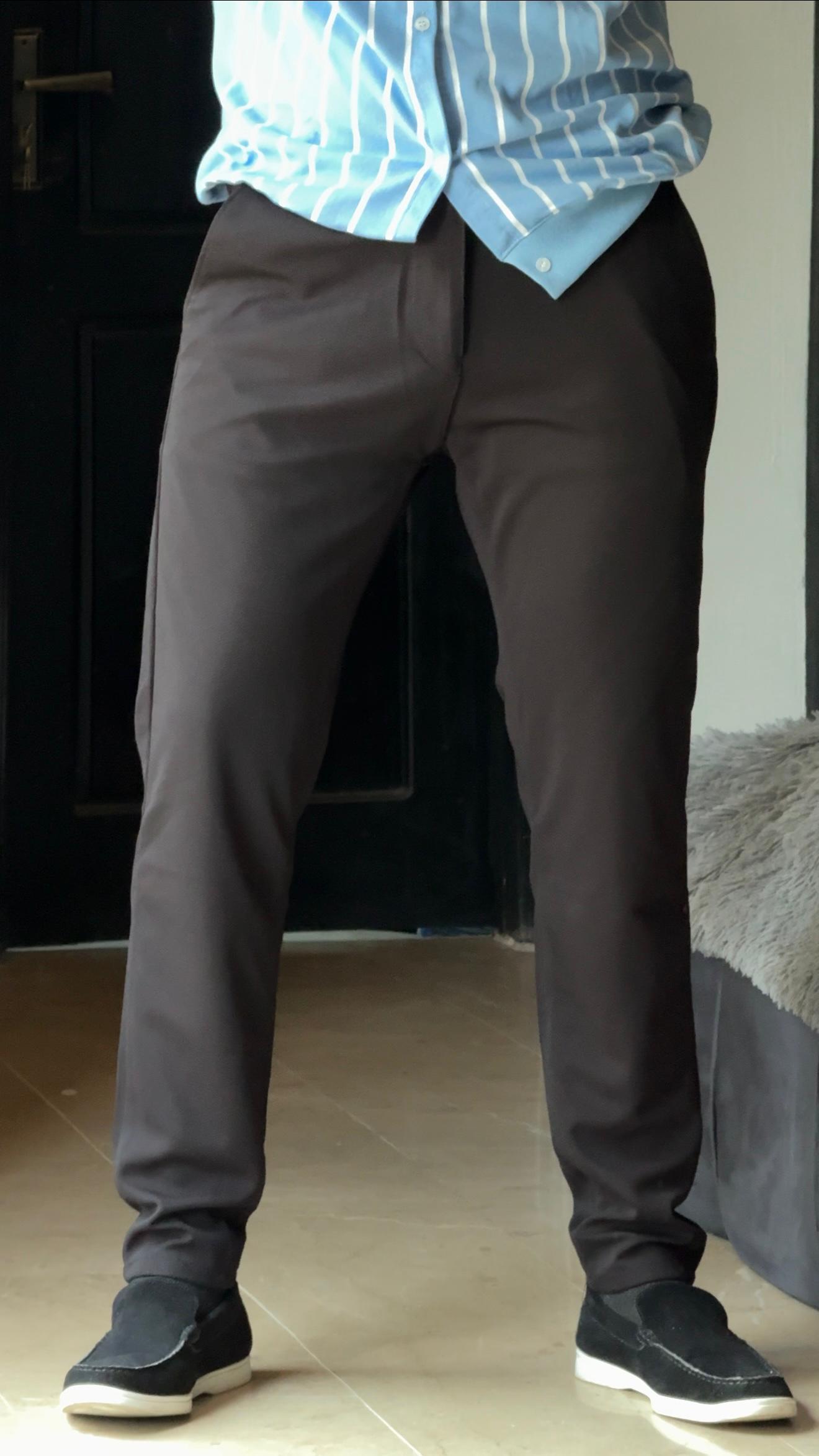Black Stretchable Chino