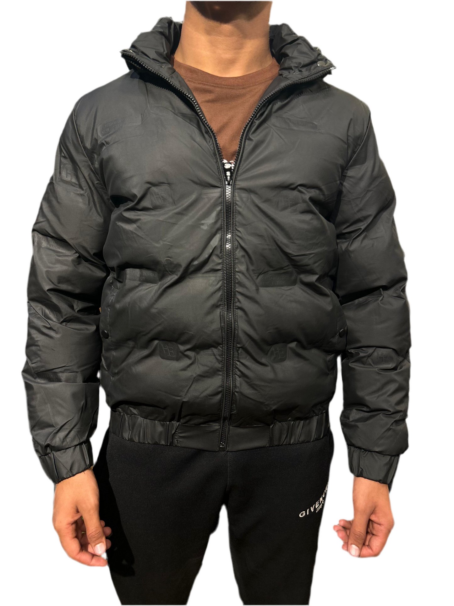 Black Imported Puffer Jacket