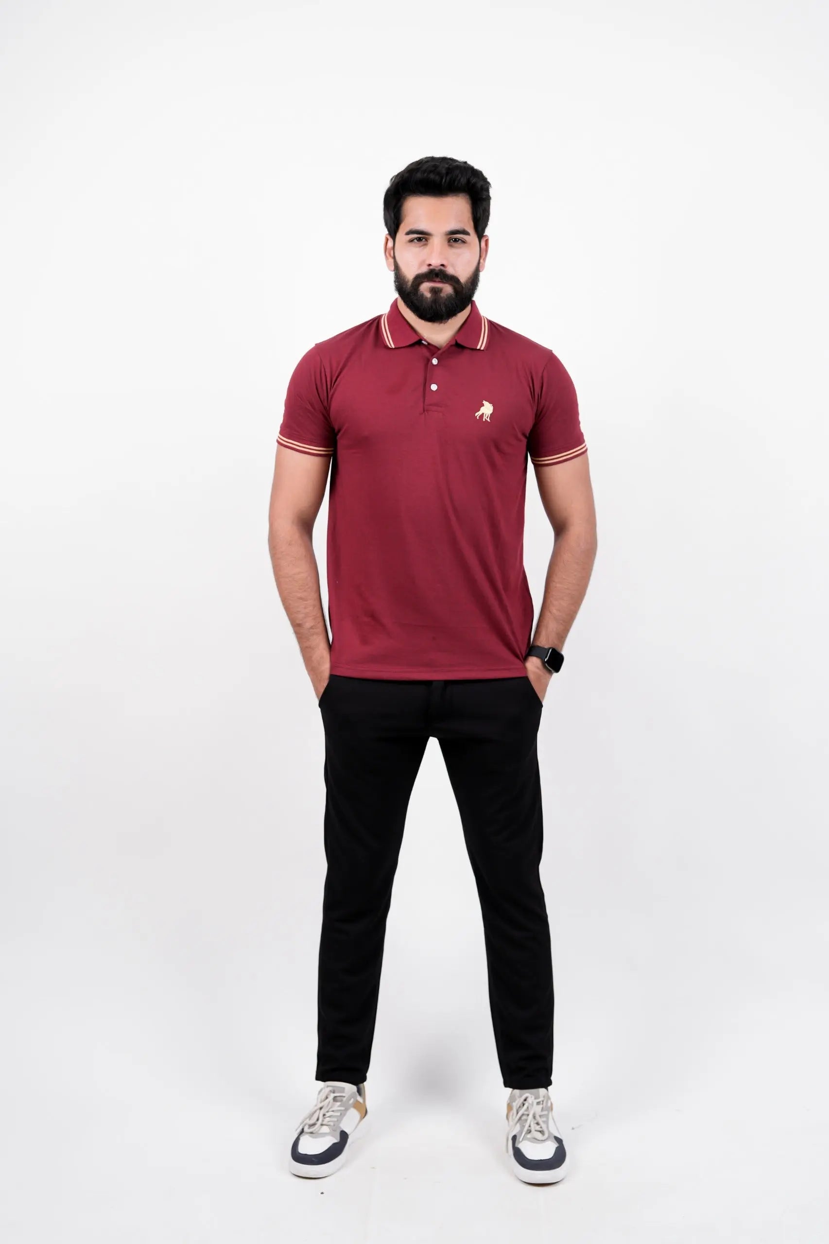 Rich Maroon Polo – Bold and Classic The Polo Magician