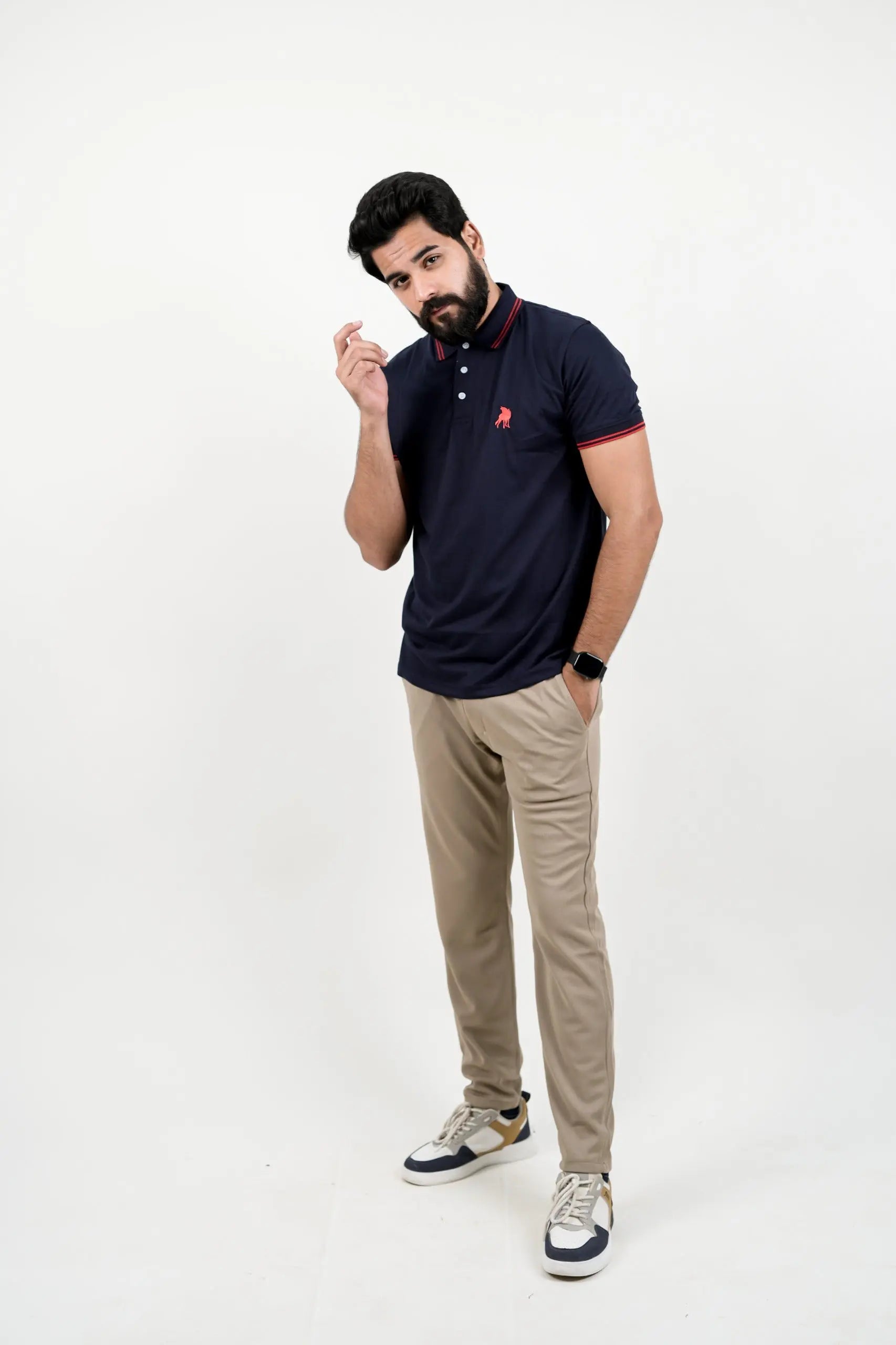 Navy Blue Polo – Effortless Style The Polo Magician