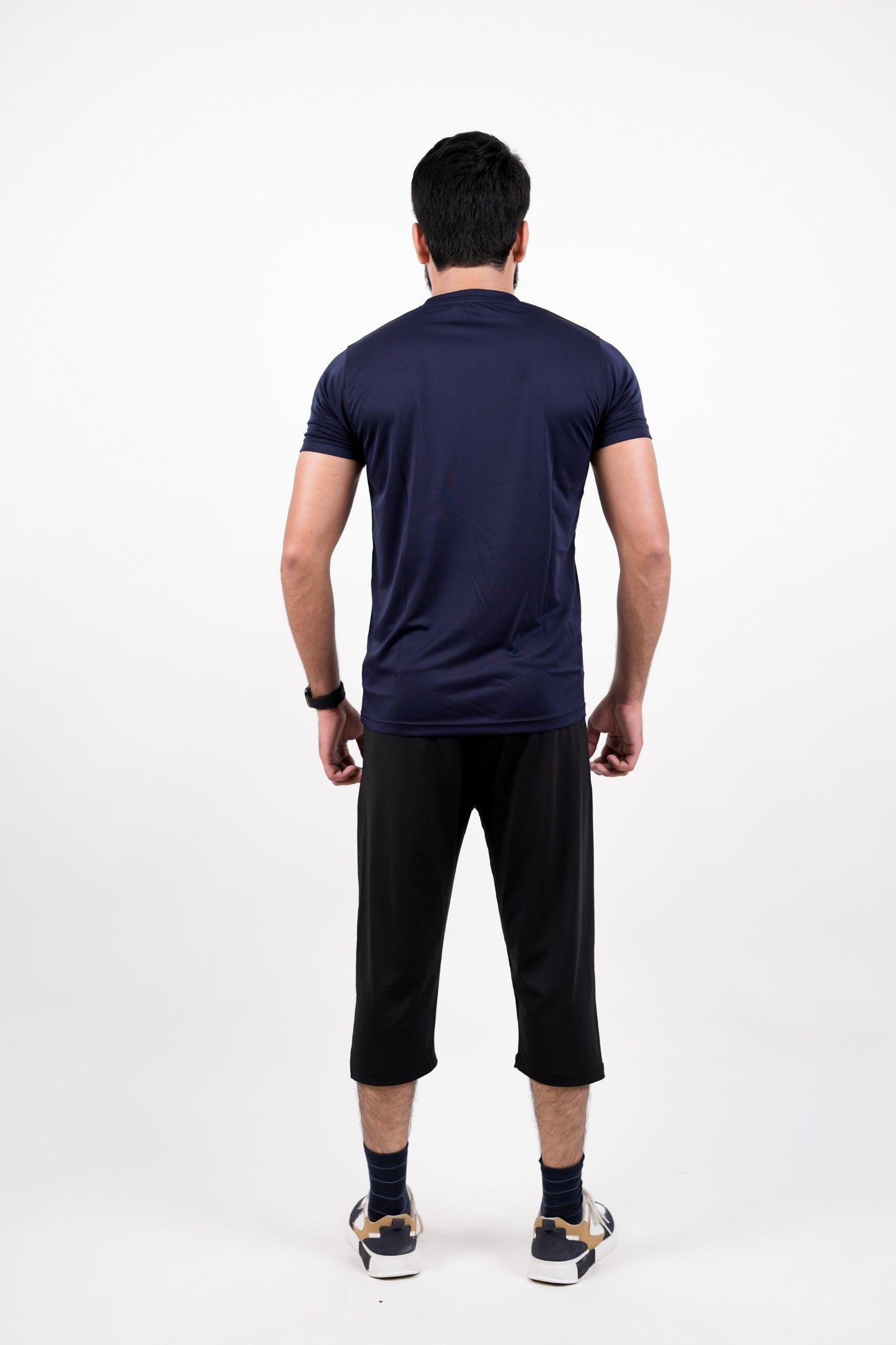Black Three-Quarter Short: Superior Durability The Polo Magician