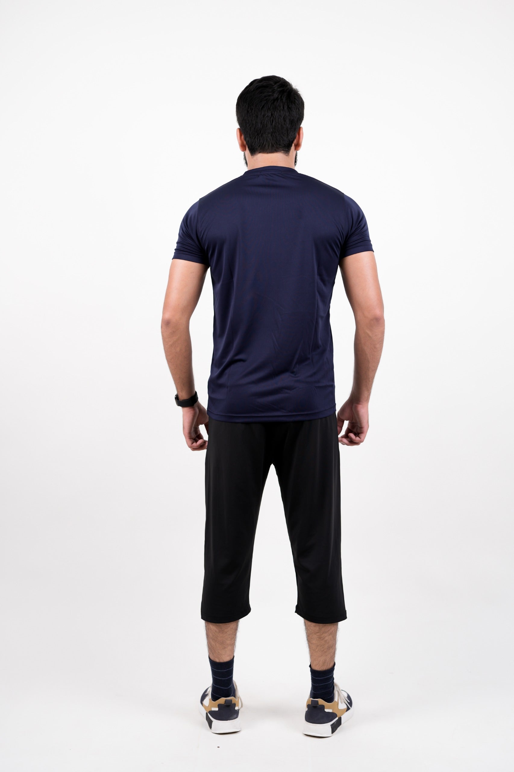 Black Three-Quarter Short: Superior Durability The Polo Magician