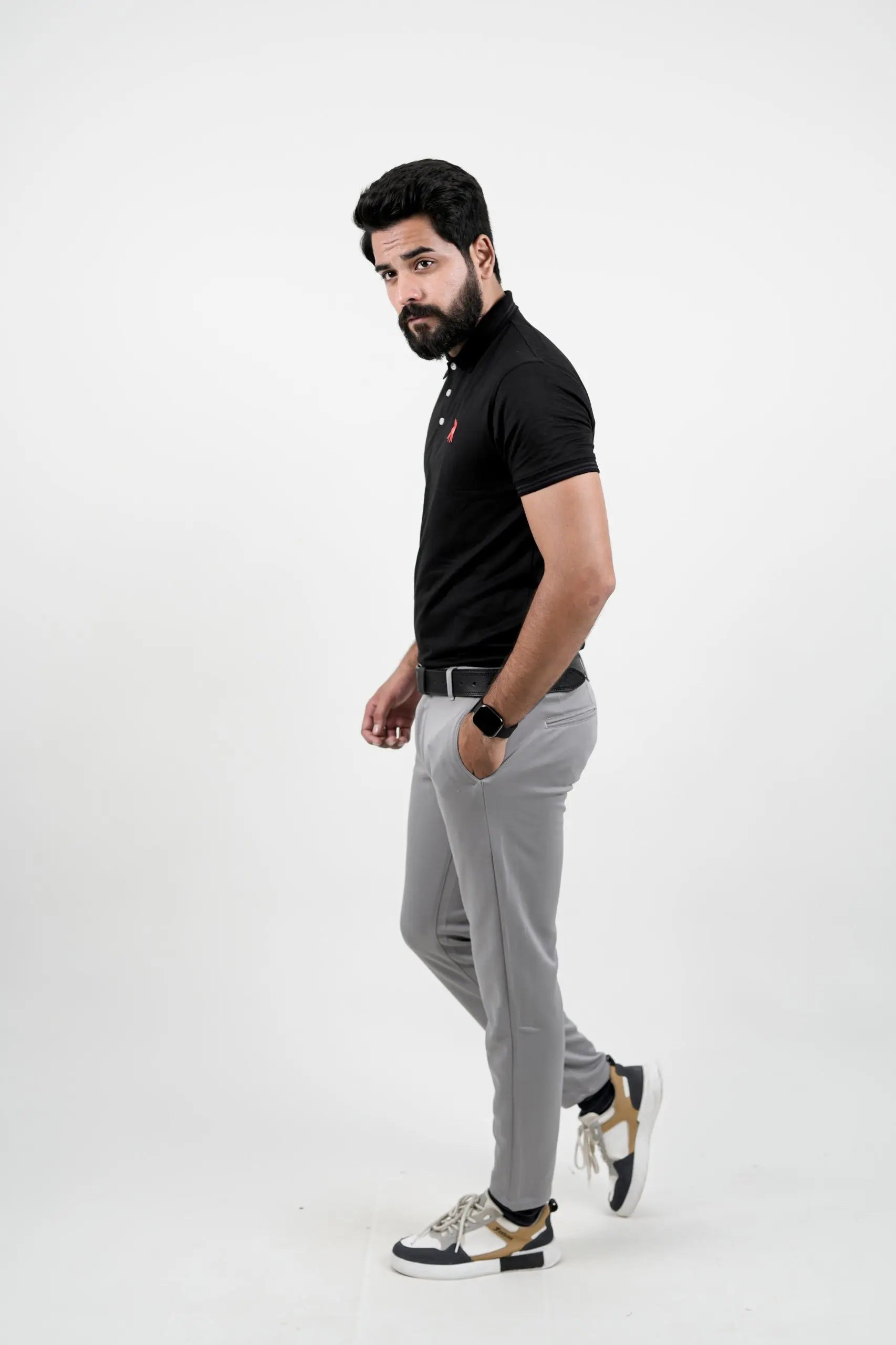 Silver Pants - Refined and Stretchable The Polo Magician