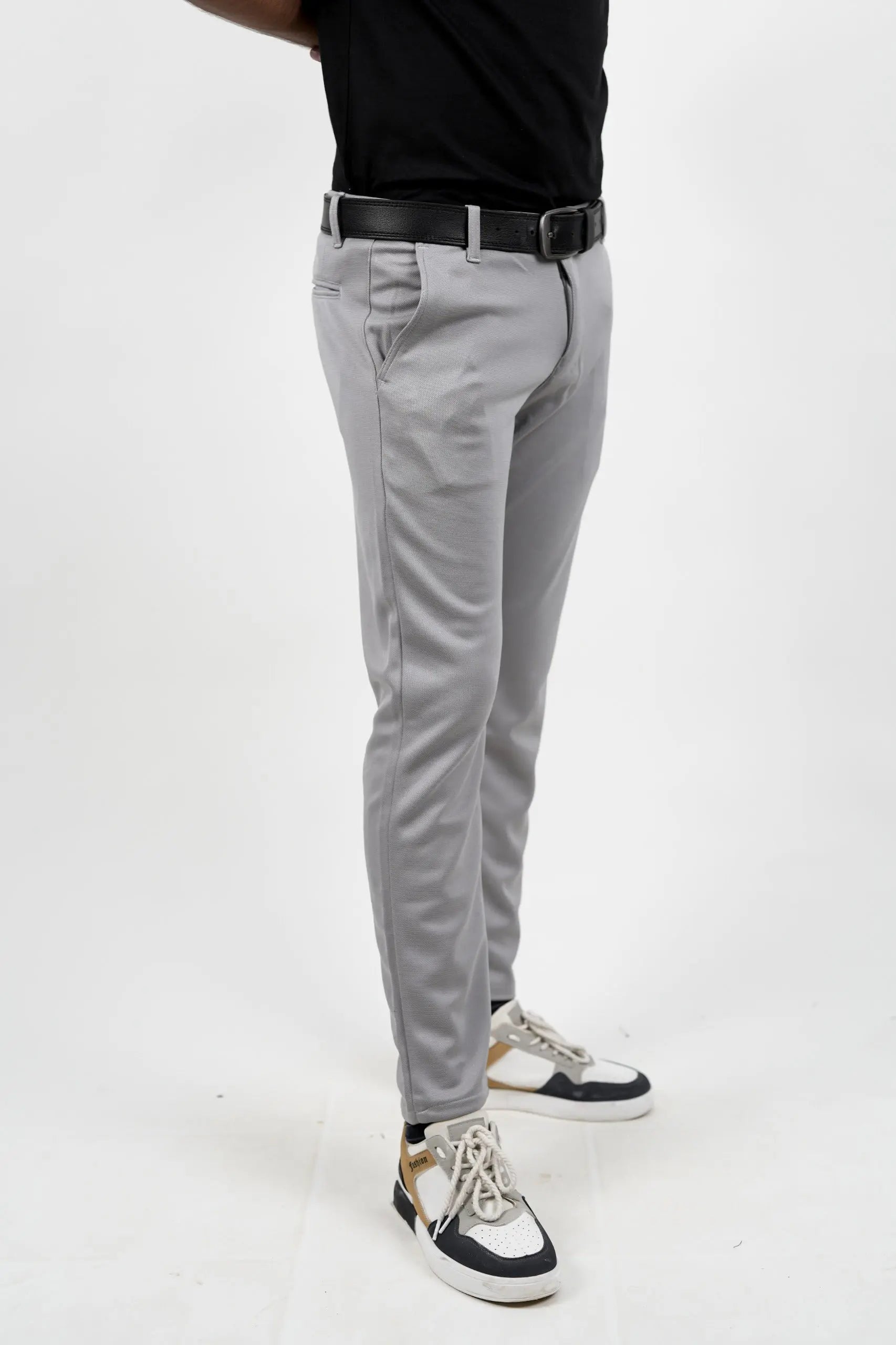 Silver Pants - Refined and Stretchable The Polo Magician