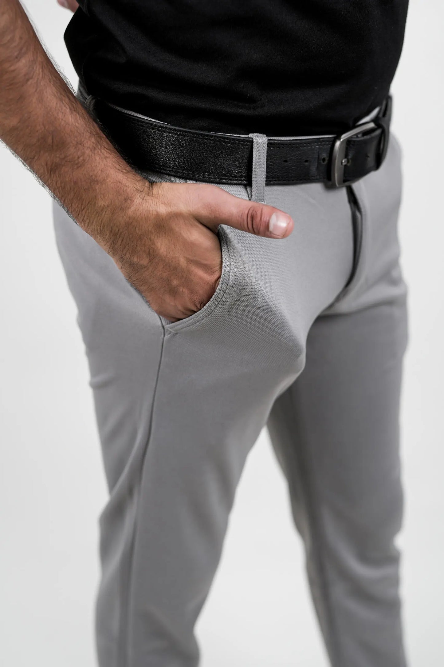 Silver Pants - Refined and Stretchable The Polo Magician