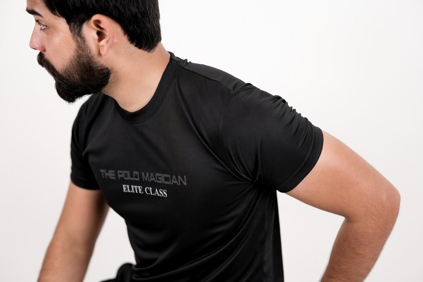 Black T-Shirt - Unleash Versatility The Polo Magician