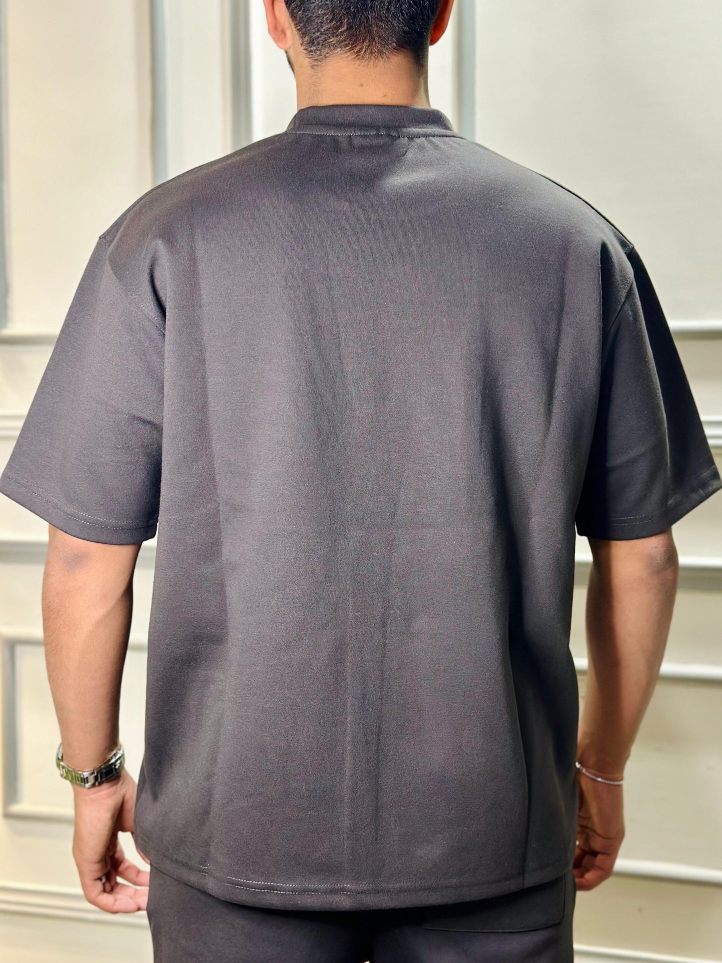 Charcoal Grey 2-Piece Relaxed Fit