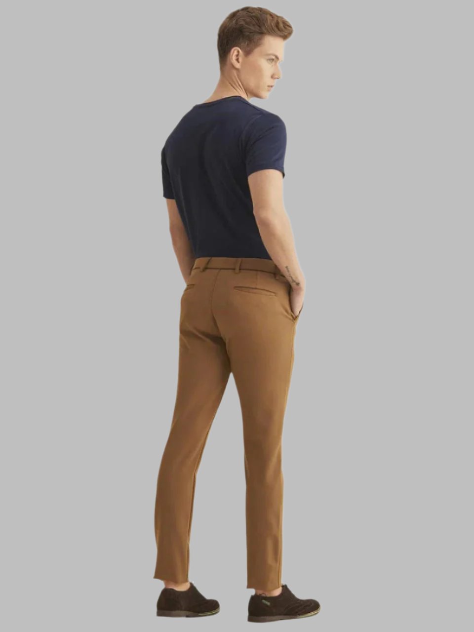 Camel Stretchable Pants - All-Day Comfort & Style The Polo Magician