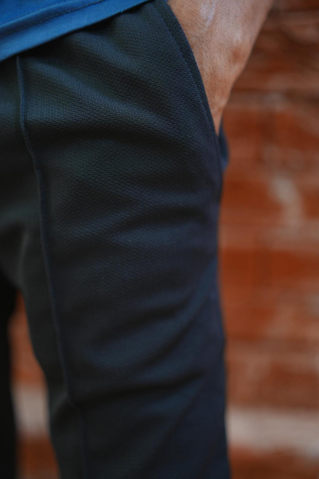 Black Stripe Line Trouser
