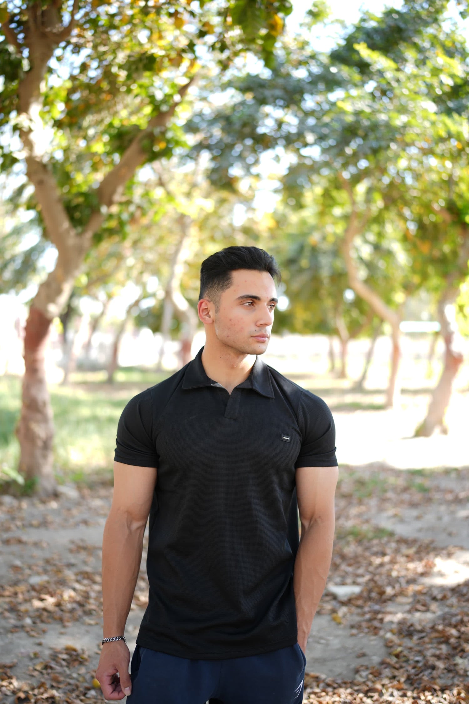Waffle Knit Polos