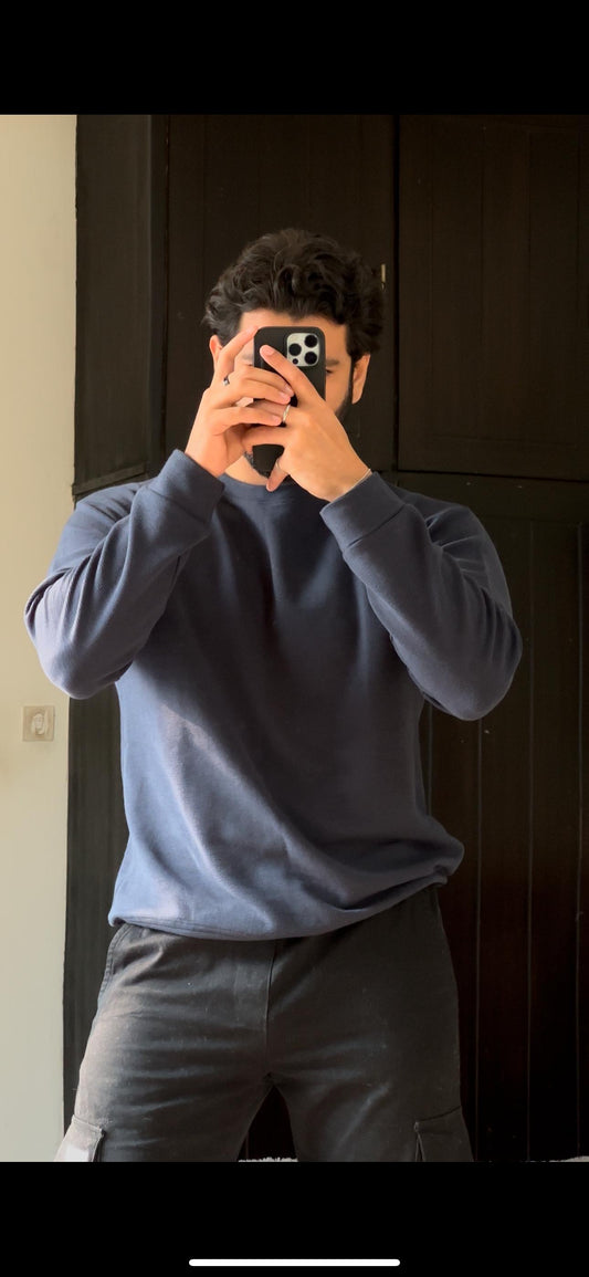 Navy Blue Sweatshirt
