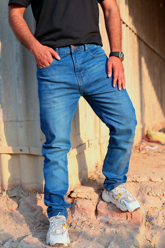 Sky Blue Slim Fit Jeans