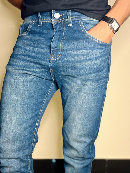 Navy Blue Slim Fit Jeans