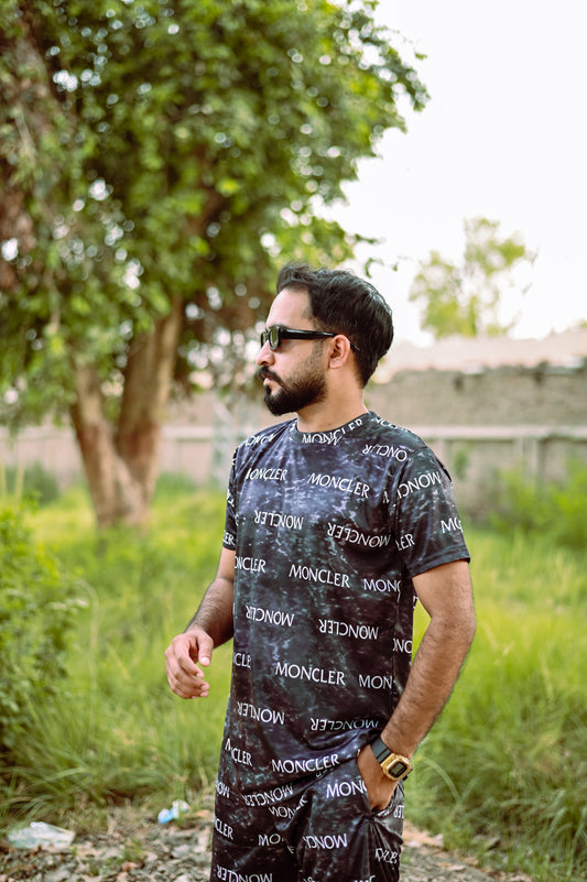 Charcoal Grey sublimation tracksuit with shorts