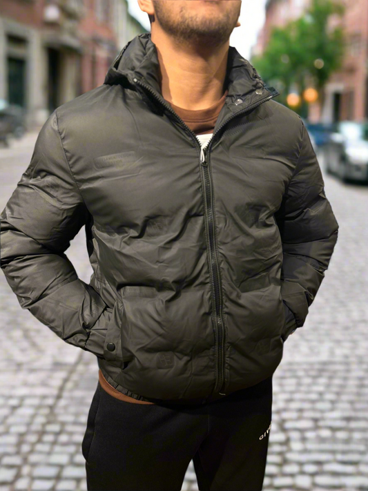 Black Imported Puffer Jacket