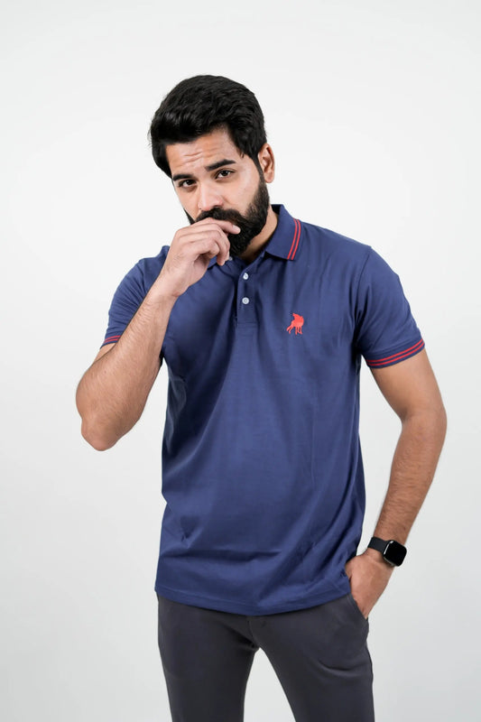 Royal Blue Polo – Vibrant Elegance The Polo Magician