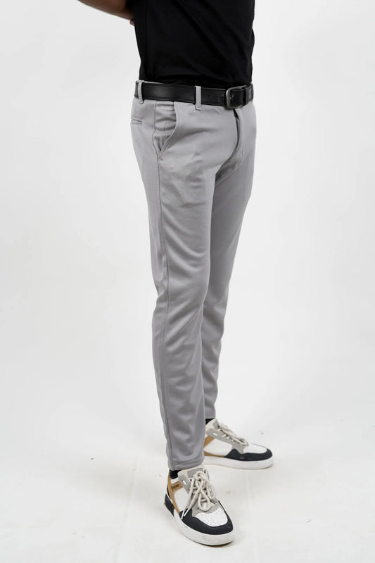 Silver Pants - Refined and Stretchable The Polo Magician