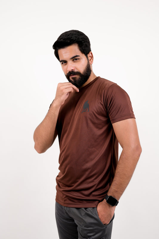 Chocolate Brown T-Shirt – Comfort That Defines Ease The Polo Magician